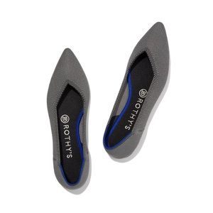 Rothy’s Cloud Grey Birdseye Point sz 8.5